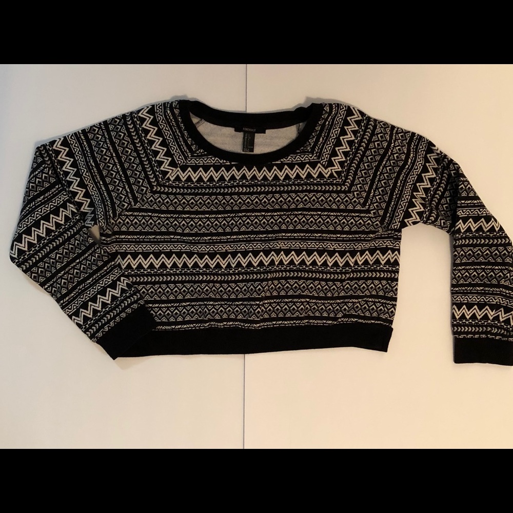 Long sleeve, crop top!